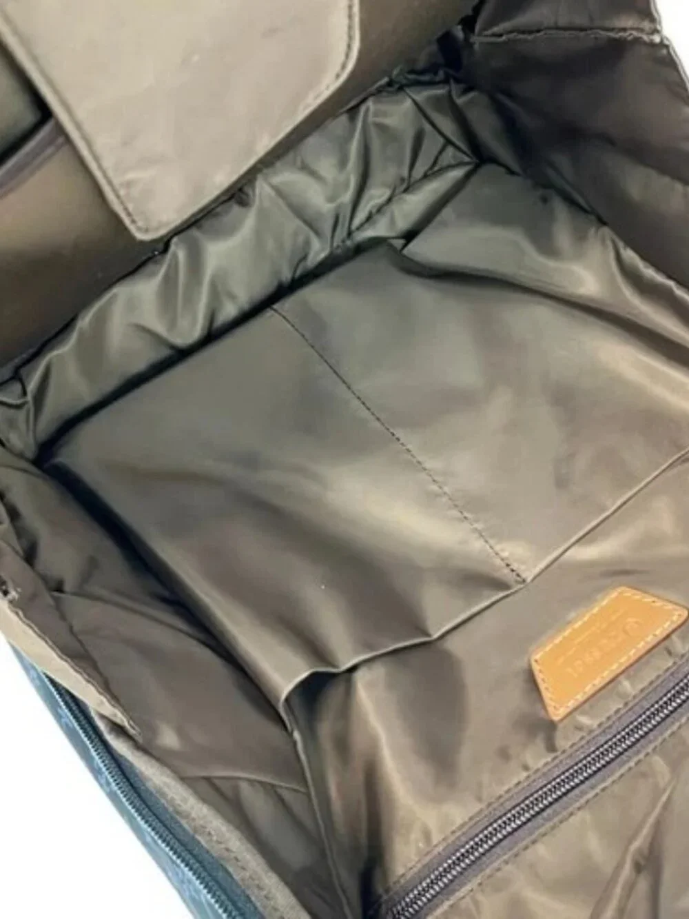 russet Black Navy Nylon Jacquard Backpack